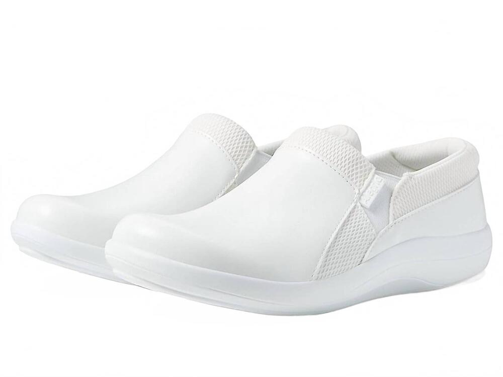 NEW ALEGRIA women's duette shoes in white